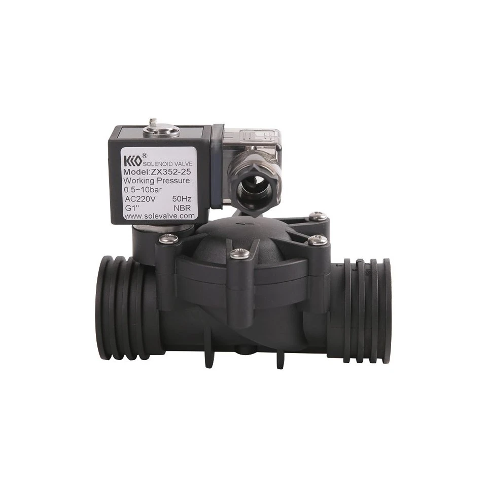 Two Way Nylon Pilot Operated Solenoid Valve